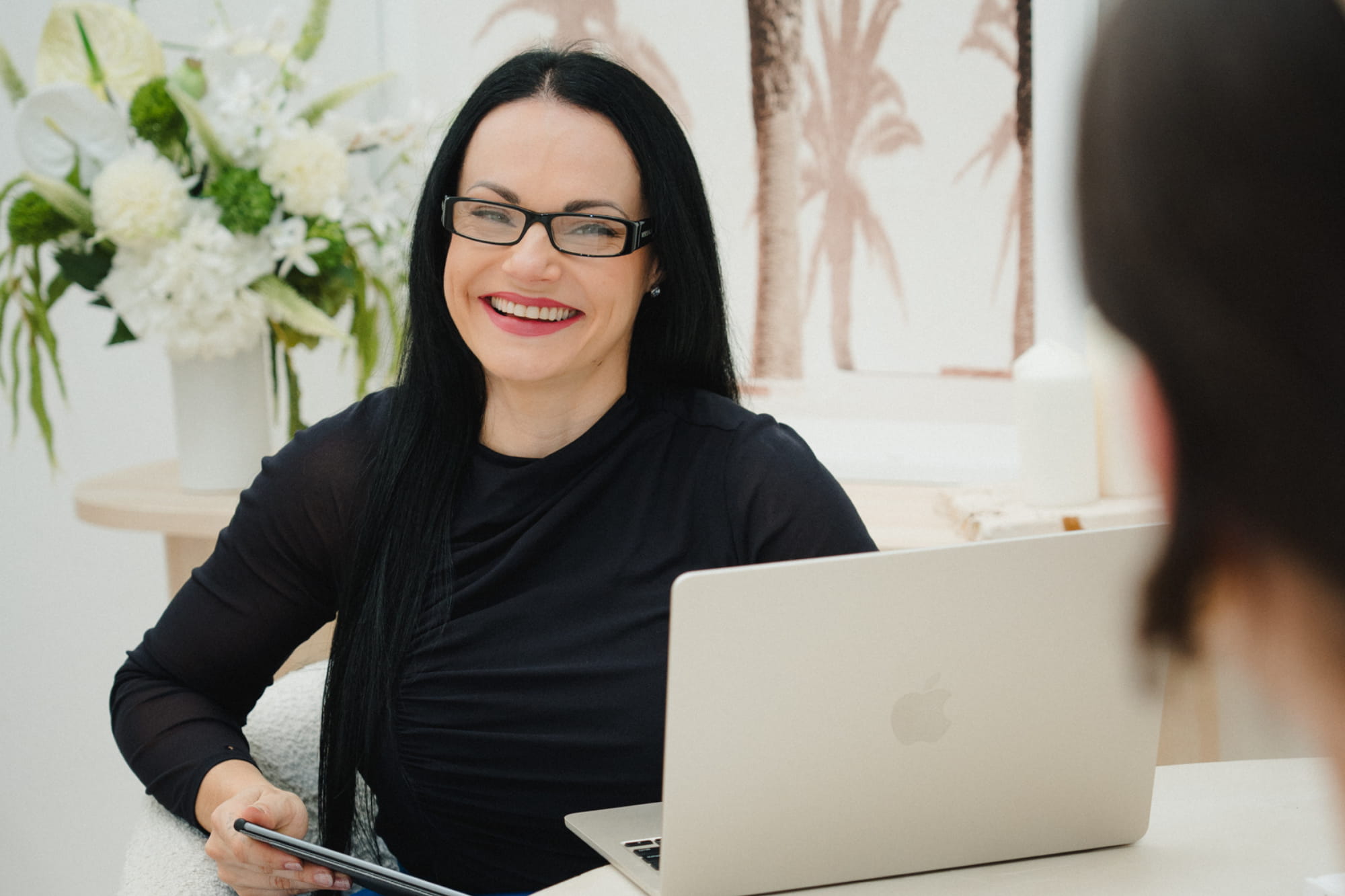 Morgan engaging client Morgan engaging client